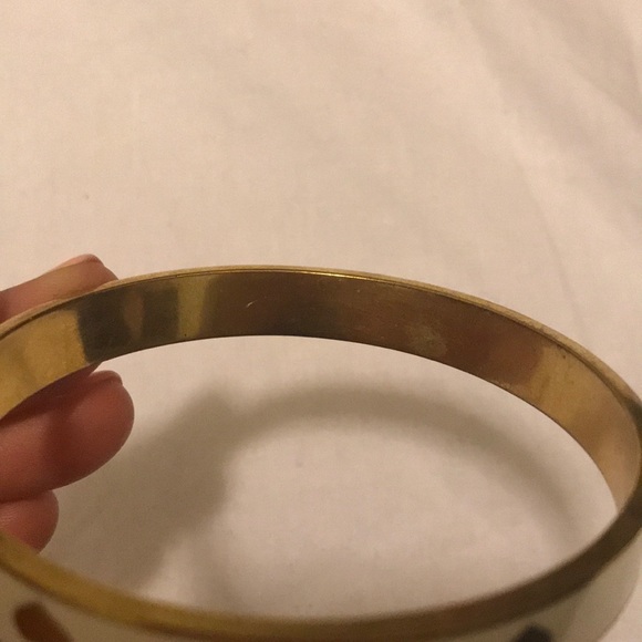 Gold and white Kate Spade bangle - Picture 4 of 5